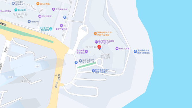 公司区位定位图